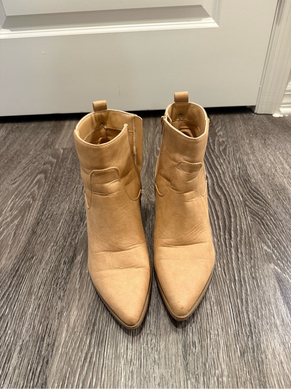 Qupid Tan Ankle Booties
